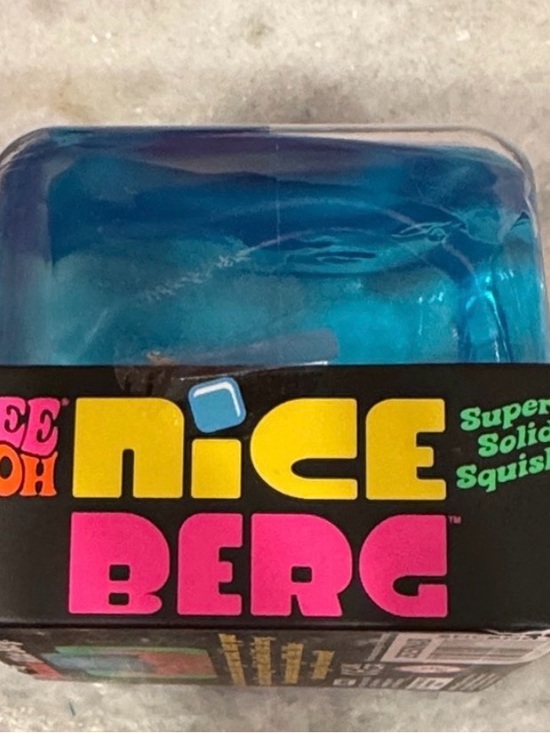 NeeDoh ice berg Other - Nice Berg Super Solid Squish Toy - Blue